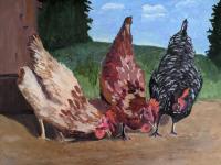Hungry Hens by Jill Meeks