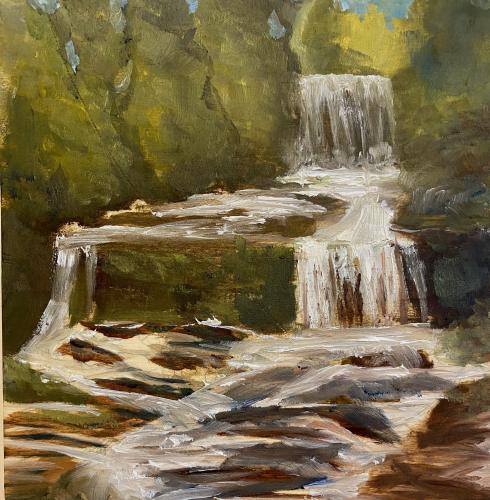Mountain Waterfall by Carol Stowe-Rankin