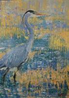Heron in Low Country by Kathy Weiss