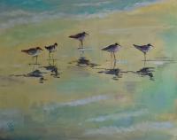 Shore Birds-SOLD! by Dorothy Lodge