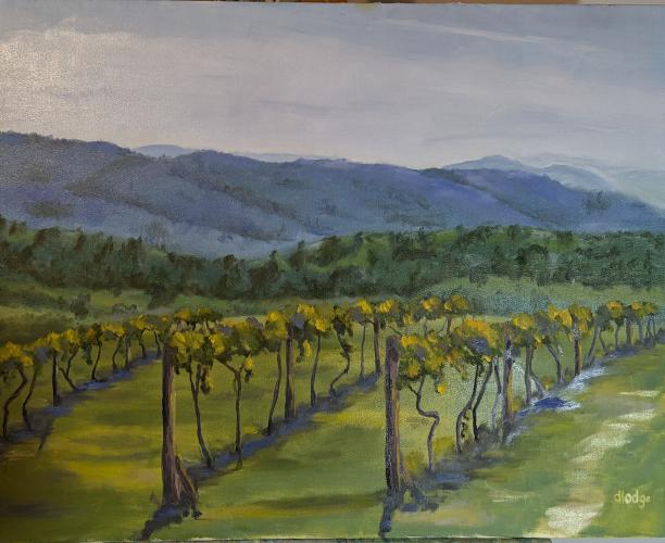 Tuscan Wine by Dorothy Lodge
