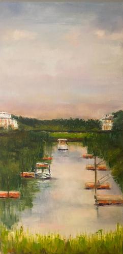 Early Fall Light on the Canal by Carol Stowe-Rankin