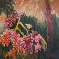Flowery Bike by Kathleen Murray