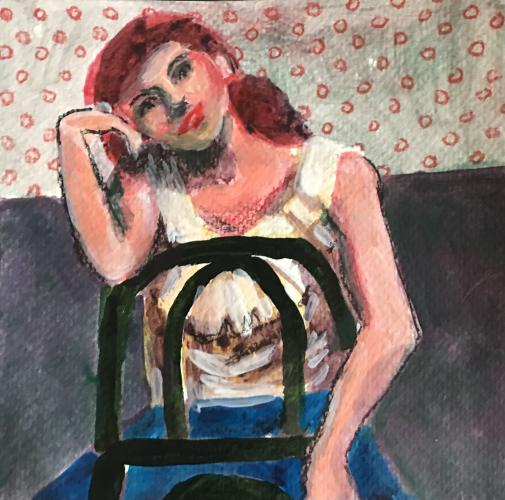 Girl in a Chair by Barbara O’Neal Davis