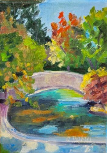 Bridge on the Lake by Carol Pighin