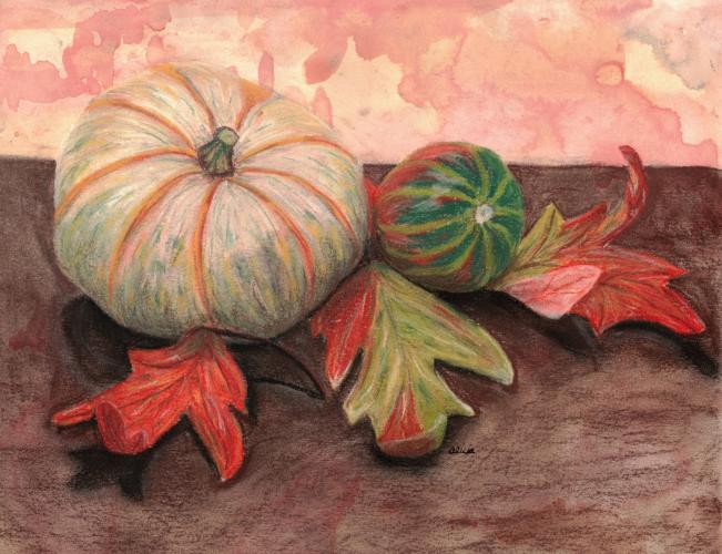Pumpkin and Gourd by Alicia Robinson