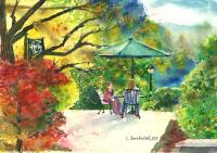 Patio Chat by Jane Russell