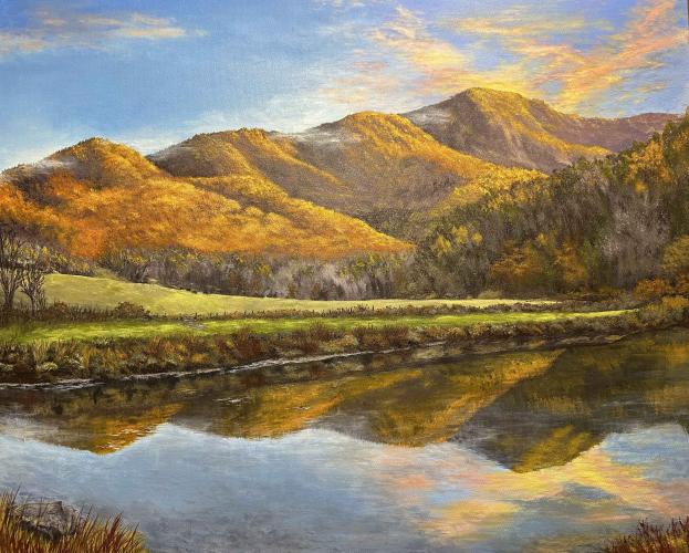 Ridge at New River by Joan Widenhouse